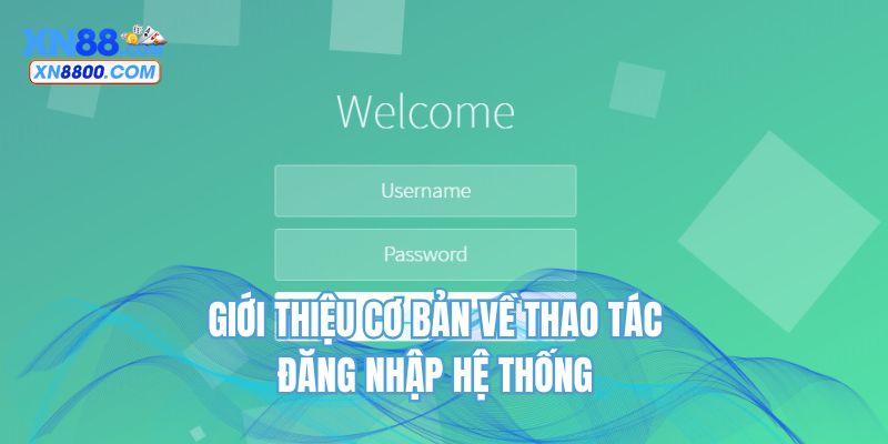 Giới thiệu cơ bản về thao tác đăng nhập hệ thống